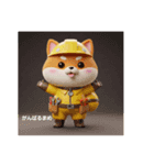 可愛い着ぐるみ豆柴シリーズ（個別スタンプ：7）