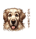 ゴールデンレトリバーの変なやつ（個別スタンプ：21）