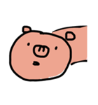 虚無顔の豚（個別スタンプ：2）