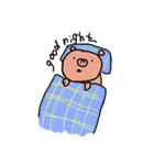 虚無顔の豚（個別スタンプ：8）