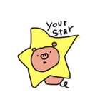 虚無顔の豚（個別スタンプ：17）