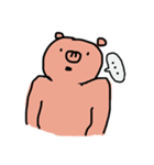 虚無顔の豚（個別スタンプ：26）