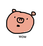 虚無顔の豚（個別スタンプ：30）