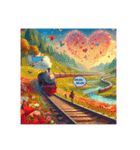 ロマンティック鉄道2025❤️6（個別スタンプ：3）