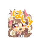 自称Vアイドル 小熊坂 麦スタンプ（第1弾）（個別スタンプ：4）