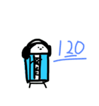 勉強に熱心な文房具たち1（個別スタンプ：7）