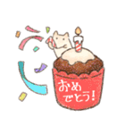 ゆる〜いスイーツこねこ（個別スタンプ：10）