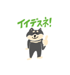 黒柴のスタンプ〜！（個別スタンプ：6）