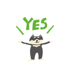 黒柴のスタンプ〜！（個別スタンプ：37）