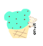 ちびくまとにゃー夏（個別スタンプ：11）