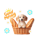 かわいいダックスの犬スタンプ（個別スタンプ：1）