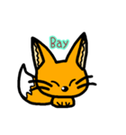 こわがりきつね（個別スタンプ：14）