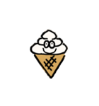 毎日つかえます！ソフトクリーム（個別スタンプ：4）