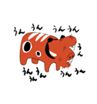 うんうんあかべこ（個別スタンプ：2）