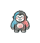 ～クレヨンどうぶつ～（個別スタンプ：8）