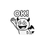 「うざカワあくまの日常1」（個別スタンプ：7）