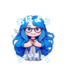 キュートガール(日常使い)（個別スタンプ：6）