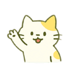 まったりミケねこ 〜ゆるっと毎日〜（個別スタンプ：1）