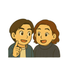 じょじ＆とも（個別スタンプ：3）