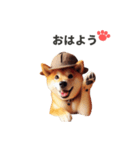 名探偵犬ホームズのあいさつ（個別スタンプ：1）