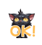 黒猫のヤミト（個別スタンプ：12）