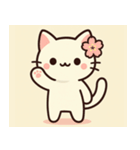 さくらねこ 〜ゆるっと毎日〜（個別スタンプ：1）