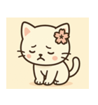 さくらねこ 〜ゆるっと毎日〜（個別スタンプ：3）