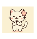さくらねこ 〜ゆるっと毎日〜（個別スタンプ：4）