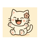 さくらねこ 〜ゆるっと毎日〜（個別スタンプ：5）
