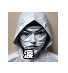 折り紙忍者のきもち（個別スタンプ：3）