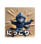 折り紙忍者のきもち（個別スタンプ：4）