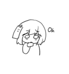 脱力した蘭檎ちゃんと仲間たち2（個別スタンプ：9）
