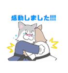 ゆるっと柔術ウルフ 黒帯さんのおめでとう（個別スタンプ：10）