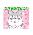 ゆるっと柔術ウルフ 黒帯さんのおめでとう（個別スタンプ：21）