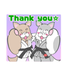 ゆるっと柔術ウルフ 黒帯さんのおめでとう（個別スタンプ：32）
