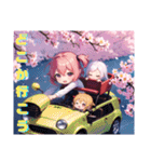 AI イラスト 愛 美少女 26（個別スタンプ：3）