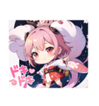 AI イラスト 愛 美少女 26（個別スタンプ：21）