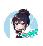 AI イラスト 愛 美少女 26（個別スタンプ：26）