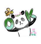 ぽやっとぱんだちゃん（個別スタンプ：3）
