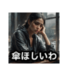 様子のおかしい筋肉美女（個別スタンプ：19）