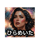 様子のおかしい筋肉美女（個別スタンプ：30）
