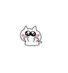 動く！ でかおめめネコ（個別スタンプ：1）