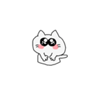 動く！ でかおめめネコ（個別スタンプ：3）