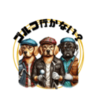 バイク✖️犬 ツーリング仲間スタンプ（個別スタンプ：4）