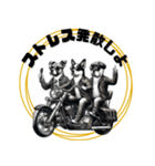 バイク✖️犬 ツーリング仲間スタンプ（個別スタンプ：12）