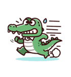 いたずらワニ兄弟（個別スタンプ：4）