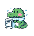 いたずらワニ兄弟（個別スタンプ：10）