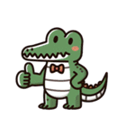 いたずらワニ兄弟（個別スタンプ：14）