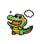 いたずらワニ兄弟（個別スタンプ：22）