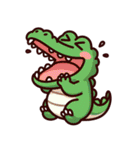 いたずらワニ兄弟（個別スタンプ：24）